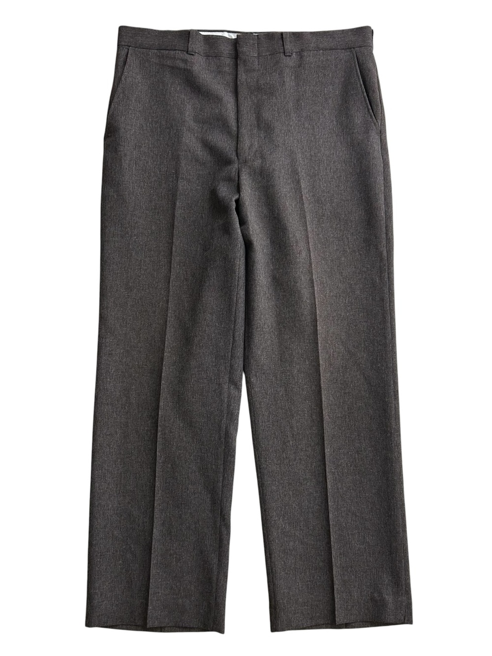 Vtg Sears Men’s Classic Brown Perma Prest Dress Trousers Size 36x29